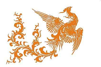 凤凰鸣矣,于彼高冈.梧桐生矣,于彼朝阳.菶菶萋萋,雍雍喈喈.